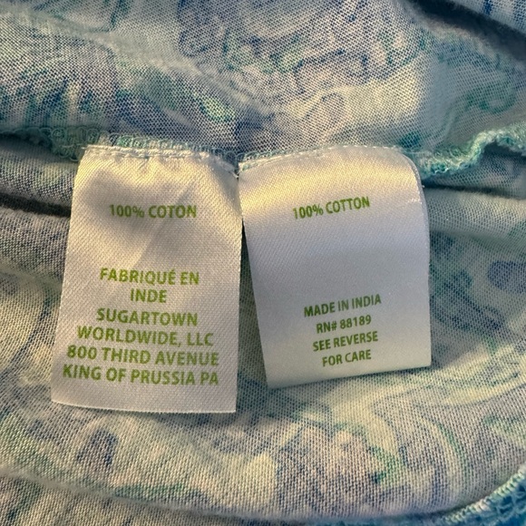 Lilly Pulitzer Azlynn Dress. Sea Glass Aqua. Size XXL - Picture 9 of 10